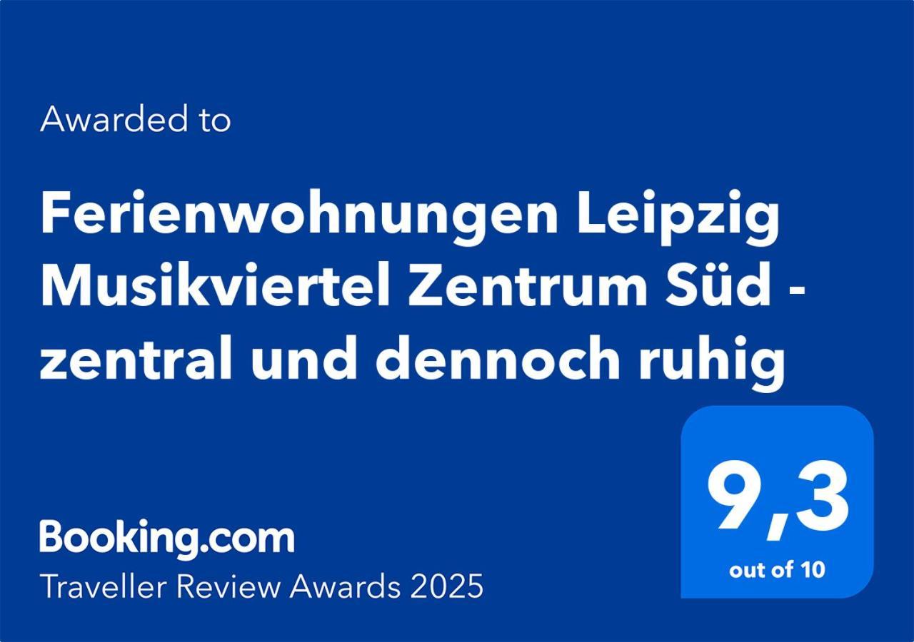Ferienwohnungen Leipzig Musikviertel Zentrum Sued - Zentral Und Dennoch Ruhig Exterior photo